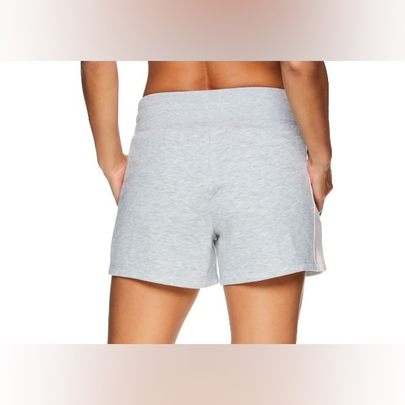 Reebok Women Size XL Grey Heather Colorblock Shorts Relax Drawstring Running - Picture 12 of 12